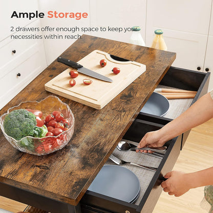 VASAGLE Kitchen Cart KKI003B01