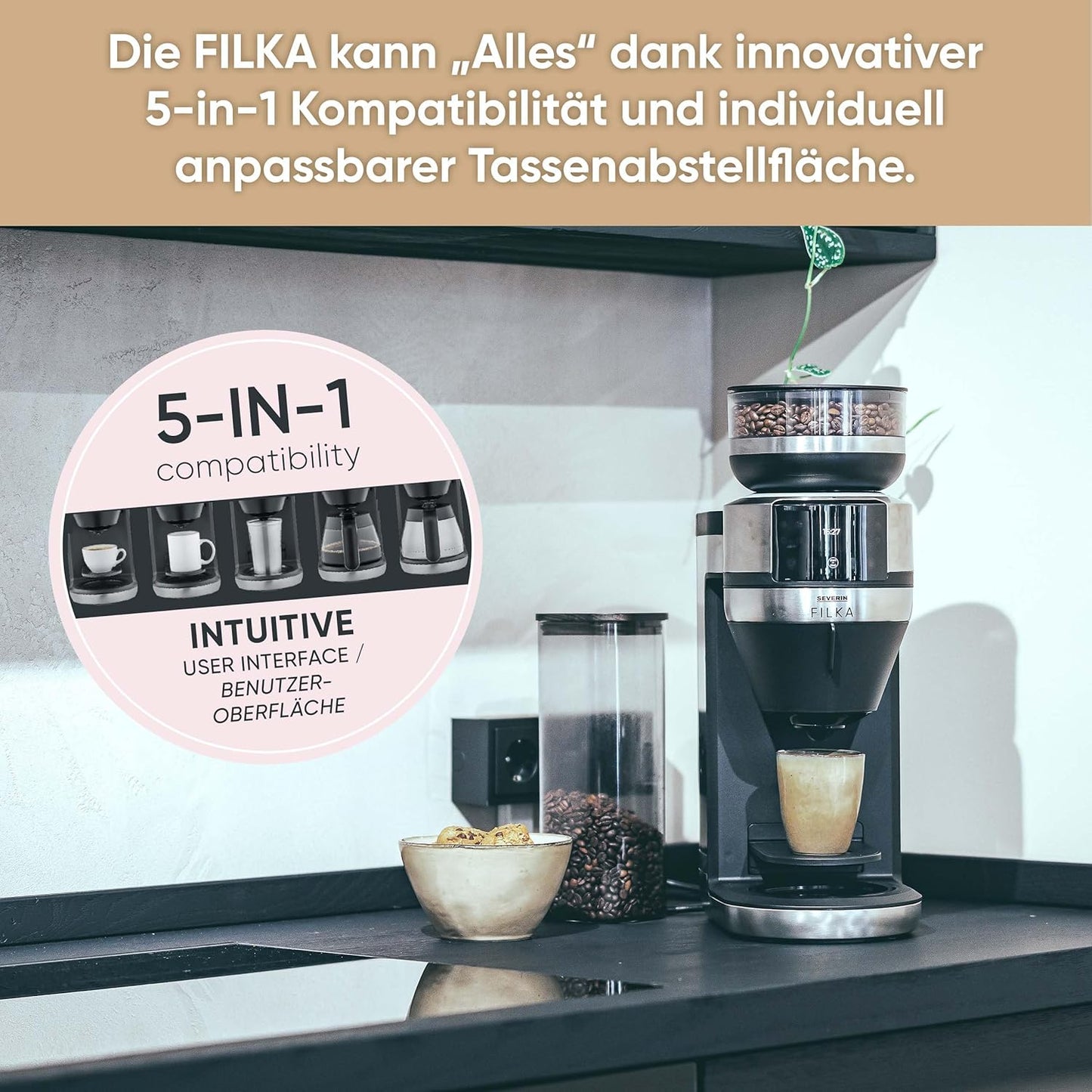 SEVERIN Filka Fully Automatic Coffee Machine