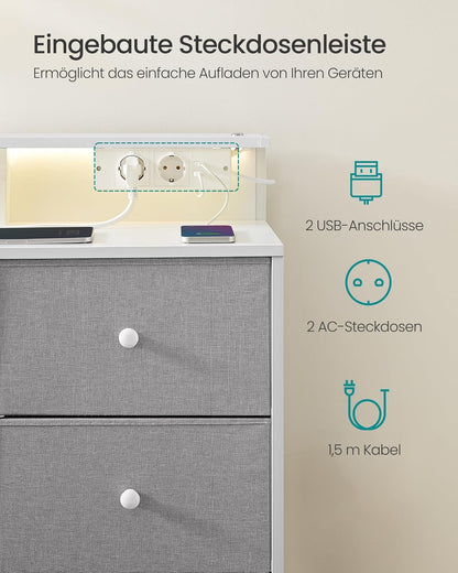 SONGMICS Chest of Drawers LTS519G01