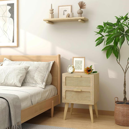 Rattan Side Table