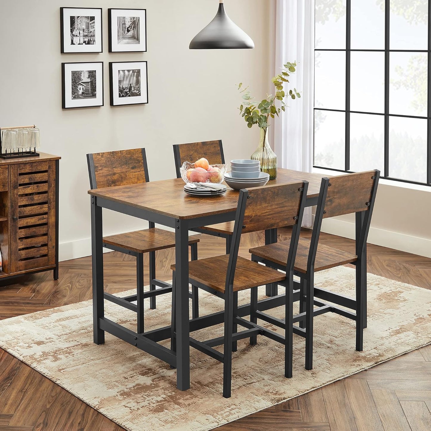 VASAGLE Set of 2 Dining Chair LDC092B01V1