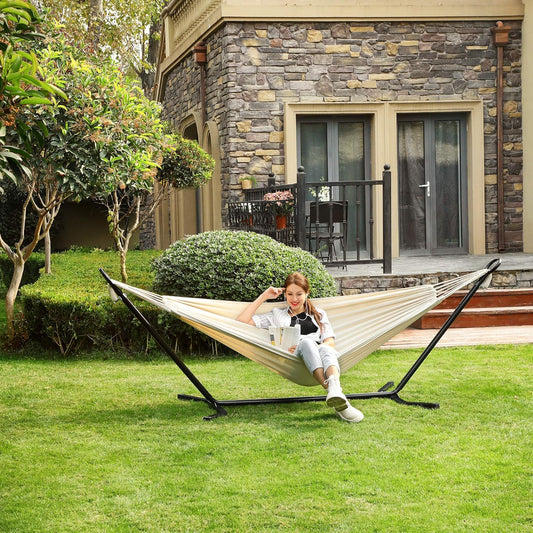 SONGMICS Hammock with Stand GHS001M01