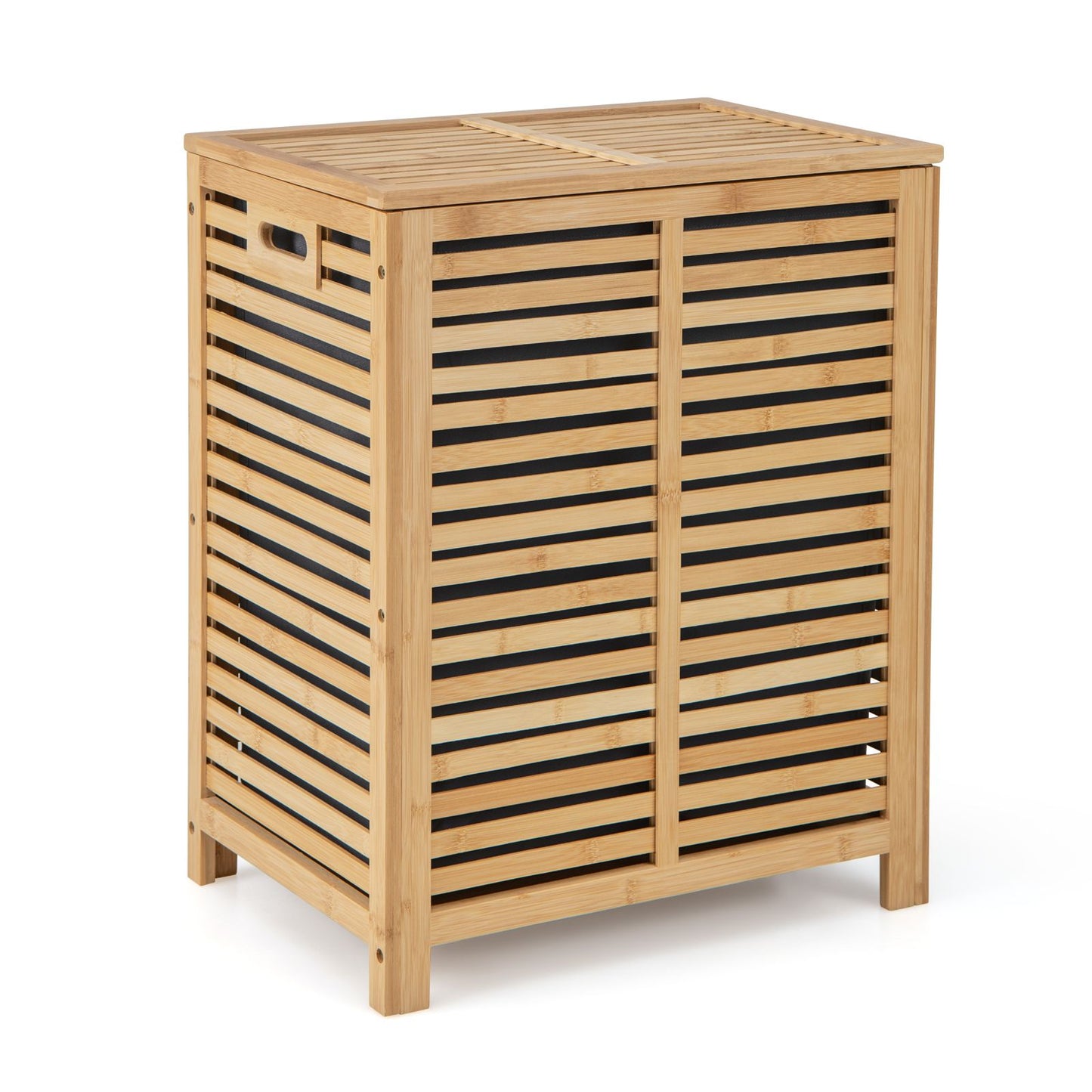 Costway Natural Bamboo Laundry Hamper