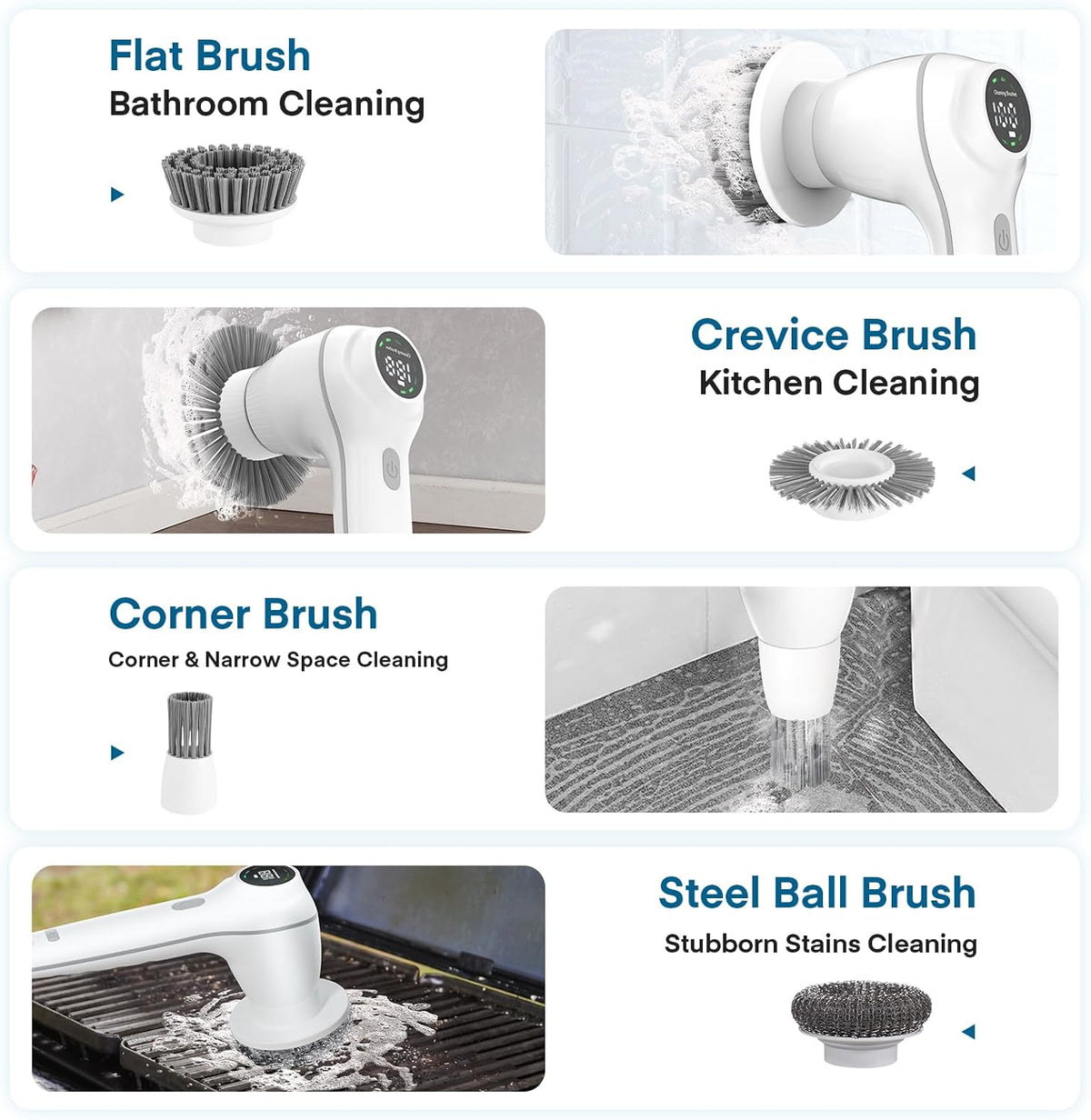 Handheld Electric Spin Scrubber