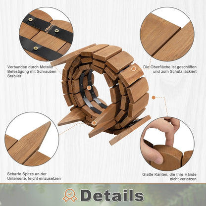 Decorative Wooden Lawn Fence,