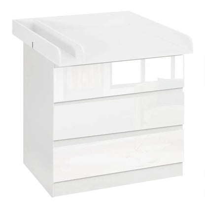 WOLTU Changing Table, Chest of 3 Drawers WT004