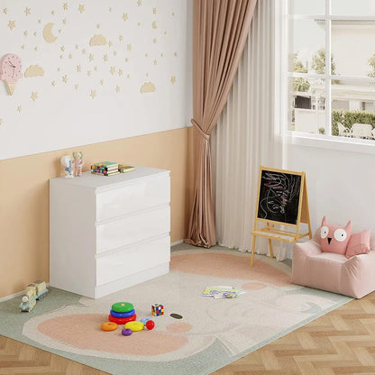 WOLTU Changing Table, Chest of 3 Drawers WT004
