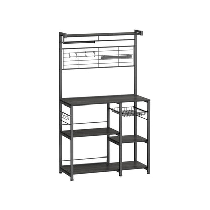 VASAGLE Kitchen Shelf with Magnetic Knife Holder