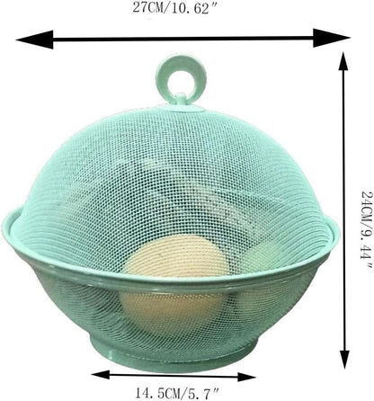 Set of 2 Fruit Basket with Lid