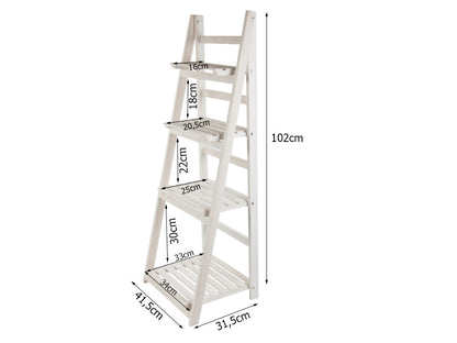 Rustic Ladder shelf