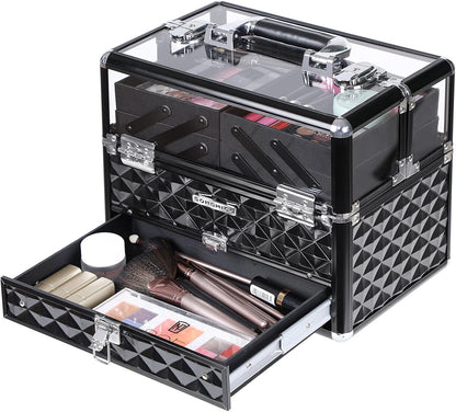 SONGMICS Deluxe Makeup Case JBC318B