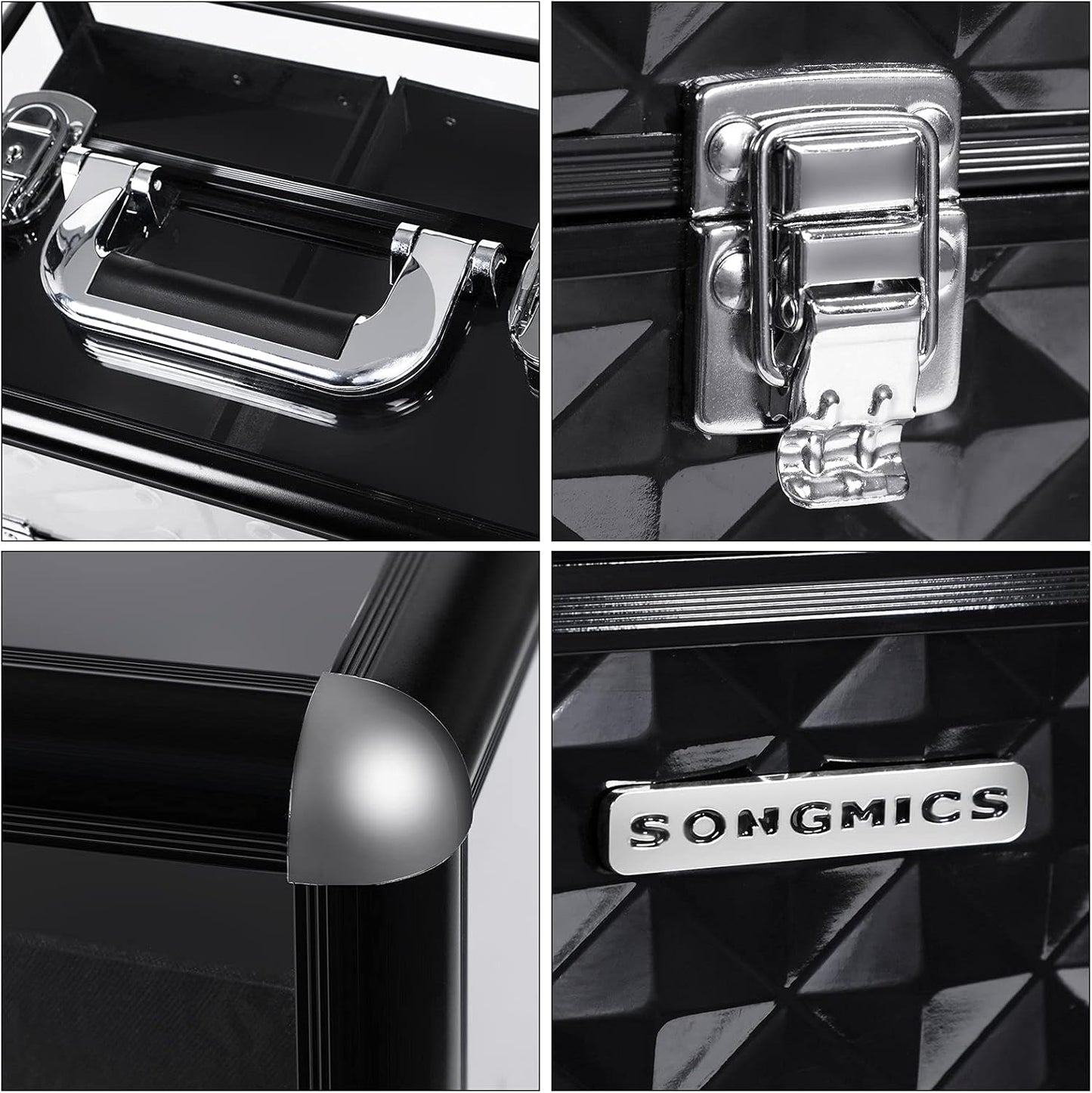 SONGMICS Deluxe Makeup Case JBC318B