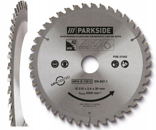 Parkside 210mm 42T TCT Circular Saw Blade