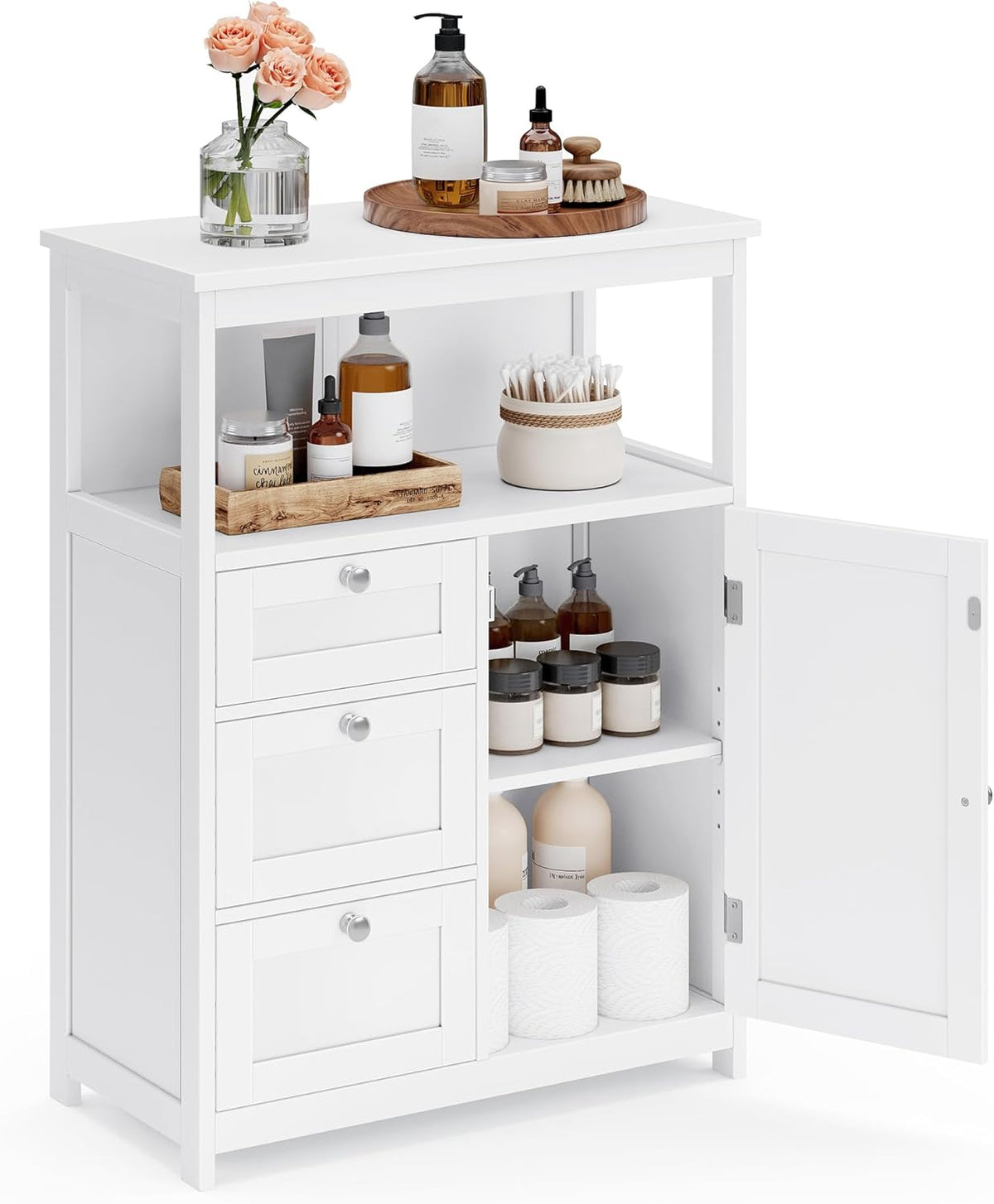 VASAGLE Bathroom Floor Storage Cabinet UBBC542P31V1