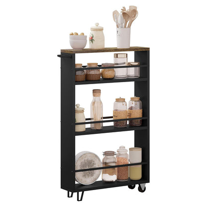 WOLTU Kitchen Trolley with 3 Levels