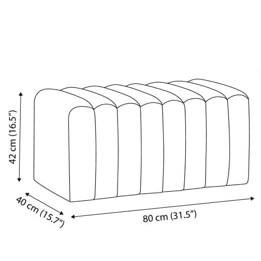 Modern Upholstered Bench ( 202680c )