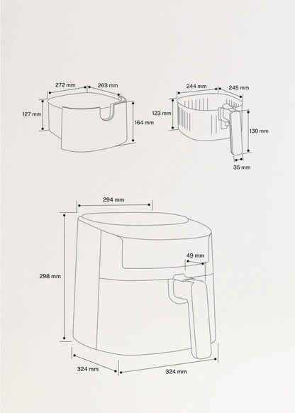 CREATE AIR FRYER PRO LARGE Fryer without oil
