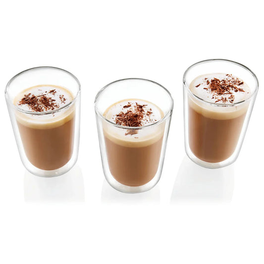 ERNESTO Set of 3 Double Wall Glasses