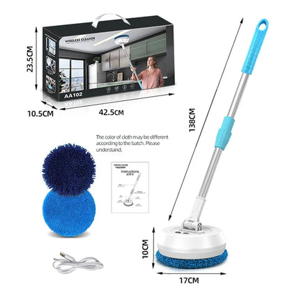 Rotary cleaning mop