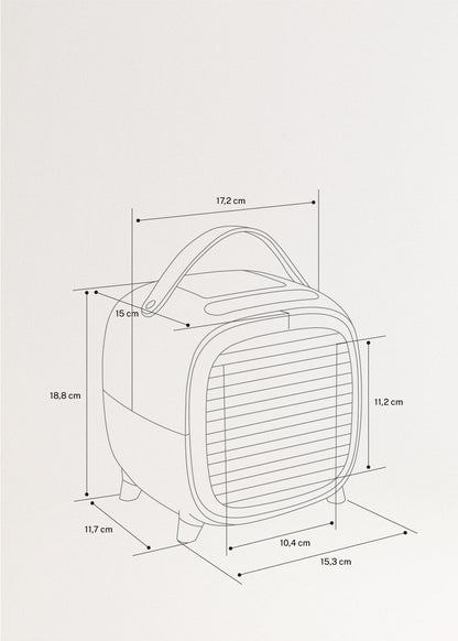 CREATE AIR COOLER BOX STUDIO Mini fan table