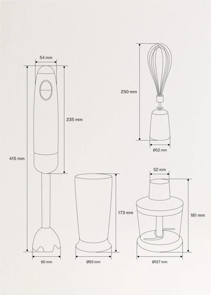 CREATE FULLMIX RETRO Hand blender