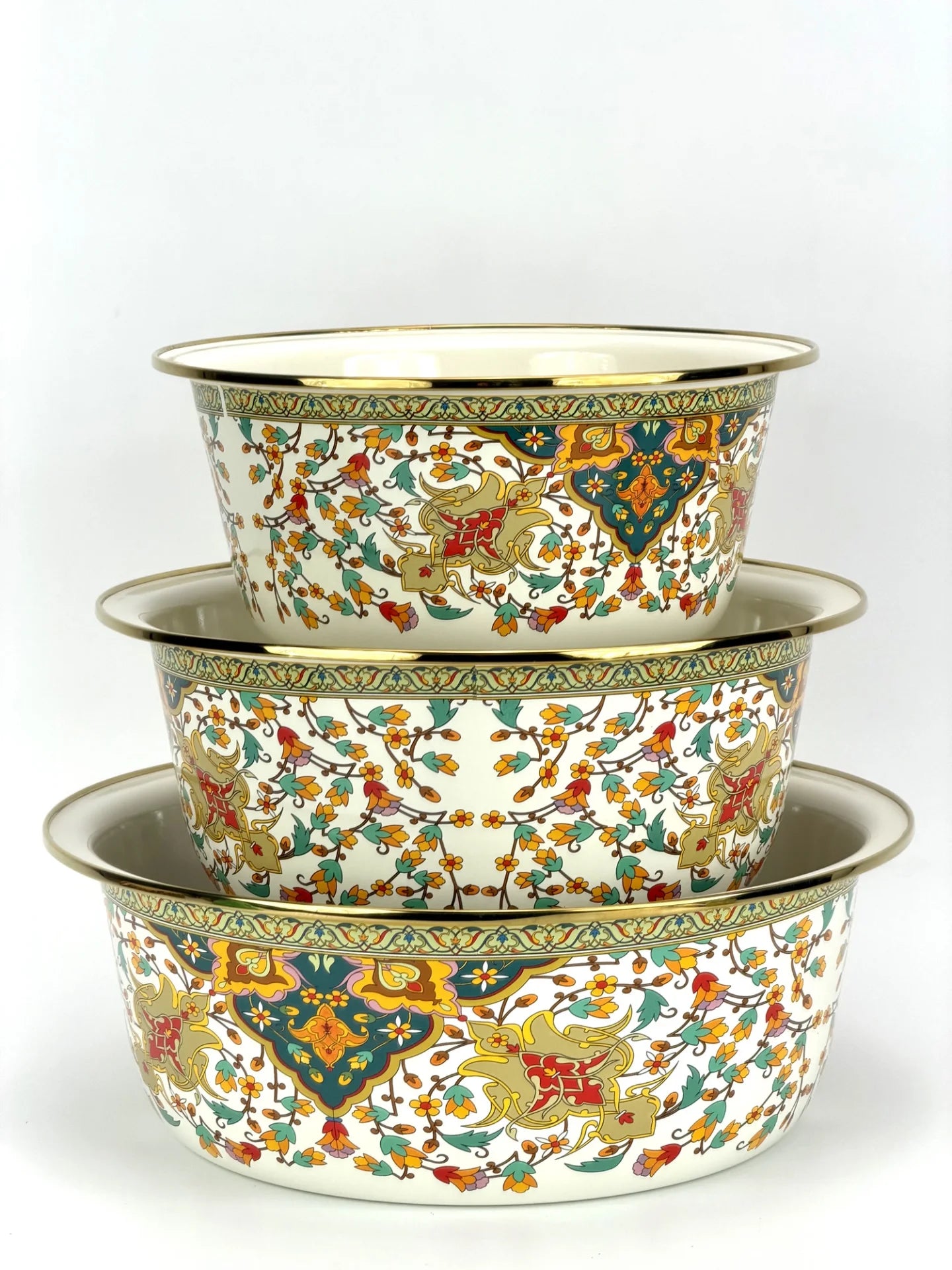 Decorative Enamel Bowl