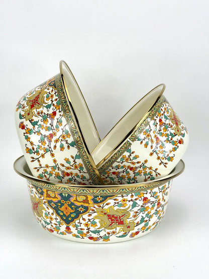Decorative Enamel Bowl