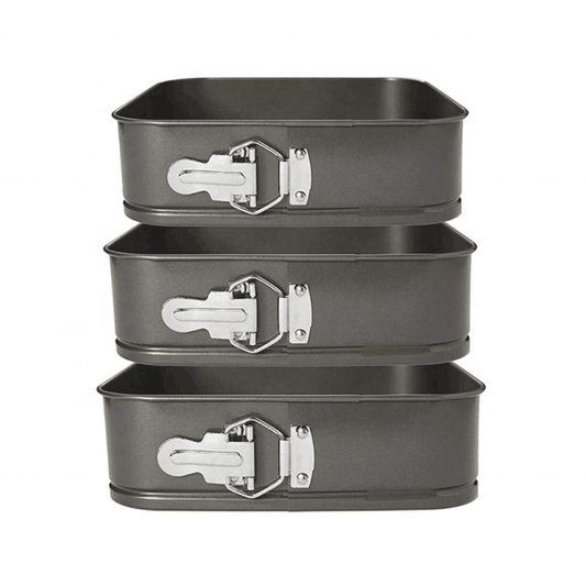 3 Square Carbon Steel Baking Set
